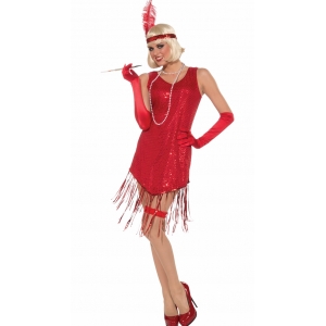 20s Flapper Costume Sequin Flapper Dress - Womens 20s Costumes